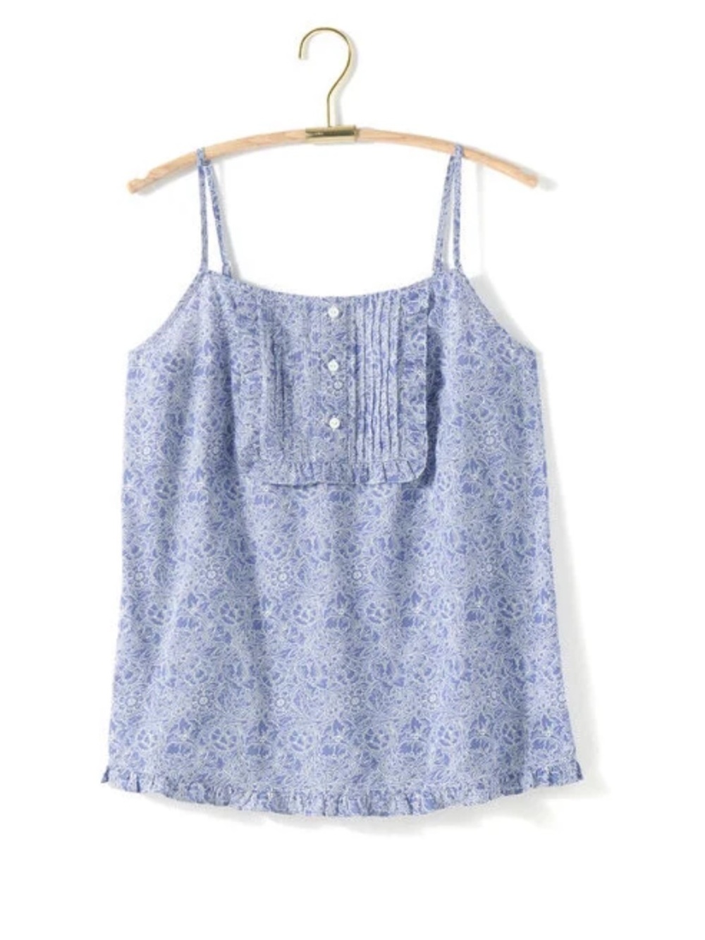 Haven Well Within Organic True Cotton Floral Cami NWT • Medium • Ruffled Pintuck